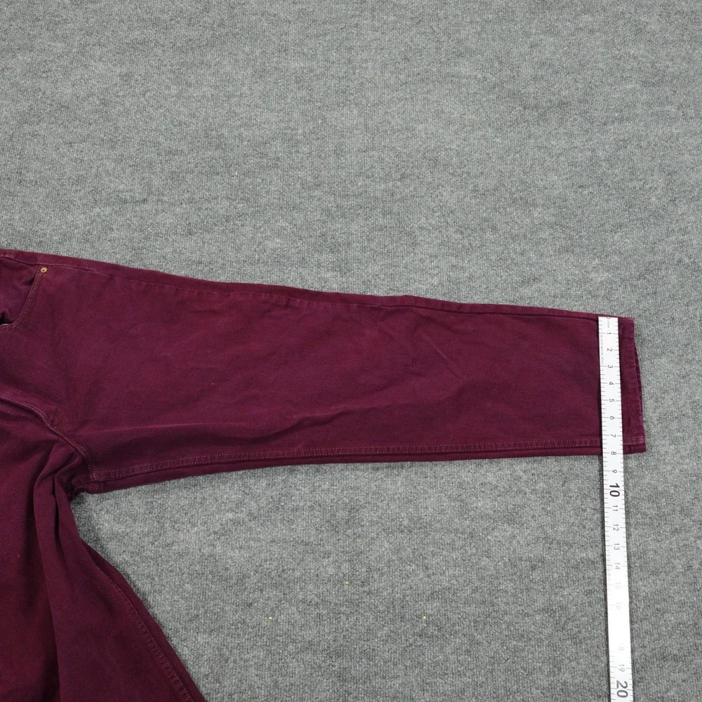 Vintage Levi's 554 Jeans Mens 34x30 Purple Straight Leg Made in USA Plum 90s
